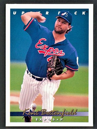 KENT BOTTENFIELD - 1993 UPPER DECK BASEBALL - Card #635 - MONTREAL EXPOS