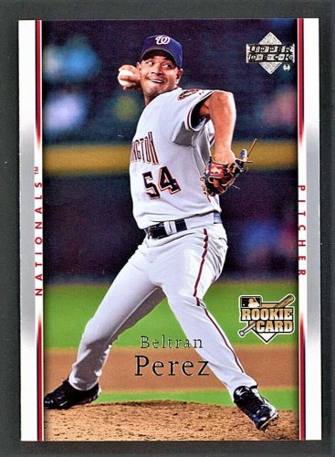 BELTRAN PEREZ - 2007 UPPER DECK BASEBALL - Card #49 - WASHINGTON NATIONALS - RC