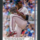 Touki Toussaint 2019 Topps Series 1 Baseball Card #61 Atlanta Braves RC Rookie