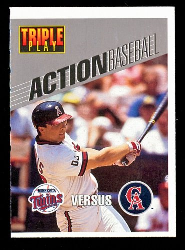 Chad Curtis - 1993 Triple Play Action Baseball Game - #26 - CALIFORNIA ANGELS