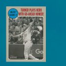 2019 Topps Heritage Baseball - Card #195 - Justin Turner Hits Go-Ahead Homer