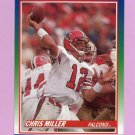 Chris Miller - 1990 Score Football - Card #70 - Atlanta Falcons - Free Shipping