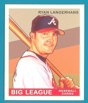 Ryan Langerhans 2007 Upper Deck Goudey Green Back Card #163 Washington Nationals