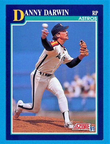 Danny Darwin - 1991 Score Baseball - Card #51 - Houston Astros