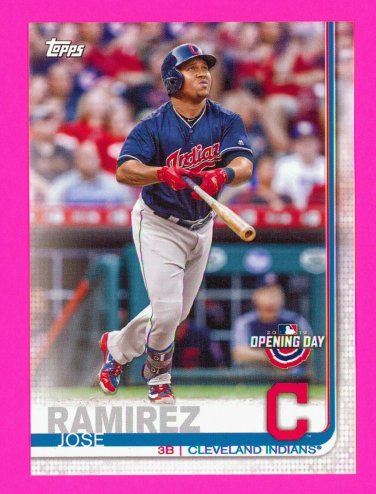 Jose Ramirez - 2019 Topps Opening Day - Card #77 - Cleveland Indians - NM/M