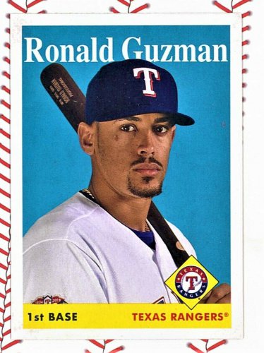 Ronald Guzman - 2019 Topps Archives Baseball - Card #80 - Texas Rangers