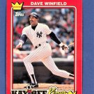 Dave Winfield- 1990 Kay*Bee Kings - Topps - Card #32- New York Yankees