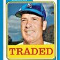 Lindy McDaniel - 1974 Topps Traded - Card #182T - Kansas City Royals - VG