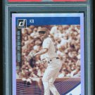 KRIS BRYANT 2018 PANINI DONRUSS SUNGLASSES KB CAREER S/L BLACK & WHITE PSA 9