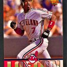 Kenny Lofton - 1994 Donruss Triple Play - Card #115 - Cleveland Indians