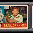 GENE WOODLING - 1960 TOPPS - CARD #190 - BALTIMORE ORIOLES - GRADED - 5 - EX
