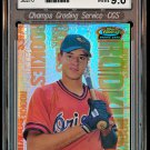 LARRY BIGBIE 2000 TOPPS FINEST #103 ROOKIE REFRACTOR 40/500 GRADED 9 MINT