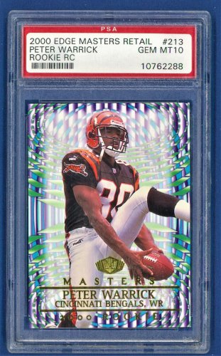 PETER WARRICK - 2000 EDGE MASTERS RETAIL - ROOKIE - RC - #213 - PSA 10 - GEM MT