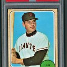 JACK HIATT - 1968 TOPPS BASEBALL - CARD #316 - SAN FRANCISCO GIANTS - PSA 5 - EX