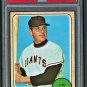 JACK HIATT - 1968 TOPPS BASEBALL - CARD #316 - SAN FRANCISCO GIANTS - PSA 5 - EX