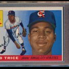 BOB TRICE - 1955 TOPPS - CARD #132 - KANSAS CITY ATHLETICS - GRADED - 7- NM