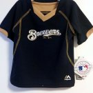 Milwaukee Brewers Baseball T-Shirt and Shorts Set - Size 12M - Brand New w/ Tags