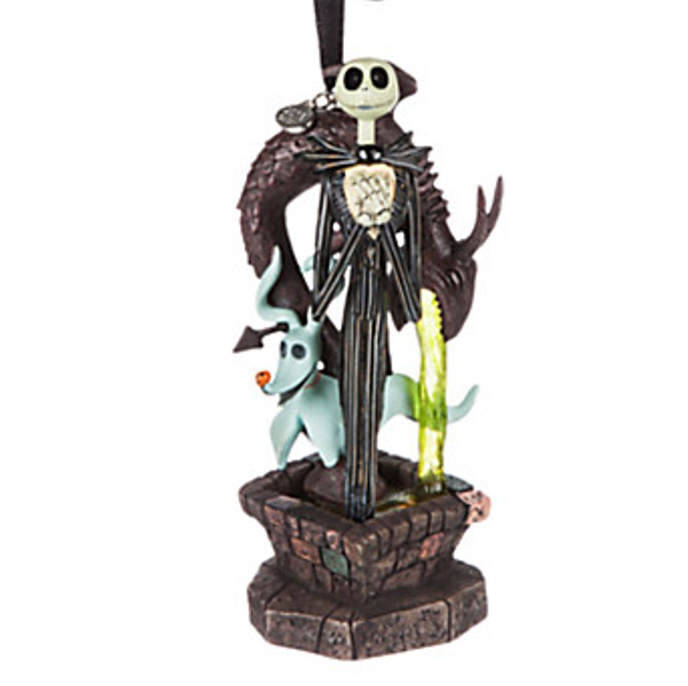 Disney Jack Skellington and Zero Light-Up Sketchbook Ornament - 2016