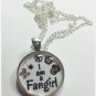 Fan Girl.Hunger Games.Divergent.Harry Potter.Twilight.Mockingjay.Supernatural.Fandom Necklaces