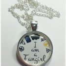 Fan Girl.TFIOS.Hunger Games.TMI.Doctor Who.Percy Jackson.Divergent.Harry Potter.Fandom Necklaces