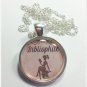 Book Girl.Library Girl.Bibliophile.Bookish.Fangirl.Fandom.Book Swag.Inspired.Necklace