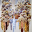 Reproduction print of embroidery