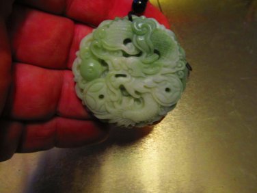 Carved Jadeite Amulet