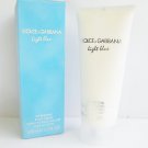 Dolce & Gabbana Womens Light Blue Body Cream 3.3oz NIB