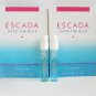 Escada Into the Blue EDP for Women Spray vial Sample 2 ml .06 oz x 2 pcs