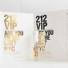 212 VIP by Carolina Herrera New York  EDP For Women 1.5ml .05oz Spray Sample x4