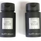Bvlgari Black Body Lotion 40ml 1.33oz x2