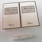 Christian Miss D Le Parfum .03oz Spray Sample x2