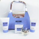 2 x Moschino Toujours Glamour Mini Set Women Shower Gel, EDT & Lotion New