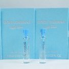 D & G LIGHT BLUE LADIES EDT VIAL ON CARD x 4 pcs