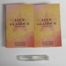 Jennifer Lopez Love & Glamour EDP .04oz Spray Sample x2