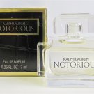 Ralph Lauren Notorious EDP for Women Mini 7 ml .25 oz New in Box