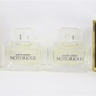 Ralph Lauren Notorious EDP for Women Mini 7 ml .25 oz New in Box x 2 pcs