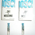 OH ! De Moschino EDT 1.5 ml .05 oz Sample x 2