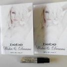 Bebe Wishes & Dreams EDP .06oz Spray Sample x2