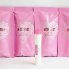 Moschino Pink Bouquet EDT For Women 1ml .03oz SPRAY Sample x4