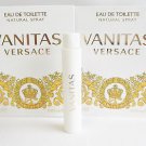 Vanitas by Versace EDT For Women 1ml .03oz SPRAY Sample x2