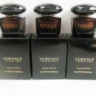 Versace Crystal Noir Mini EDT for Women 5 ml .17 oz x3 Pcs