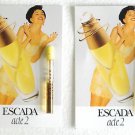 Escada Acte 2 EDT 1.1ml .03oz Sample x2
