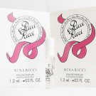 Ricci Ricci By Nina Ricci EDP women Spray Samples 1.2ml .03fl oz x2
