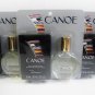 Canoe For Men Eau De Cologne Splash 15 ml .5 oz x3 New In Box