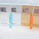 Angel & Alien Thierry Mugler Mixed Womens Vials Sun-Blue-Saphir-EDP .04oz-x8pcs