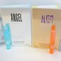 Angel & Alien Thierry Mugler Mixed Womens Vials Sun-Blue-Saphir-EDP .04oz-x4pcs