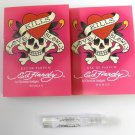 Ed Hardy Love Kills Slowly EDP Woman .05oz Sample x2