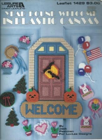 Year Round Welcome Plastic Canvas Pattern Leaflet (1186)
