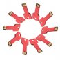 Enfain® 10Pcs 128MB Metal Key USB 2.0 Flash Drive Memory Stick Pen Drive Multi Color Choice(Red)